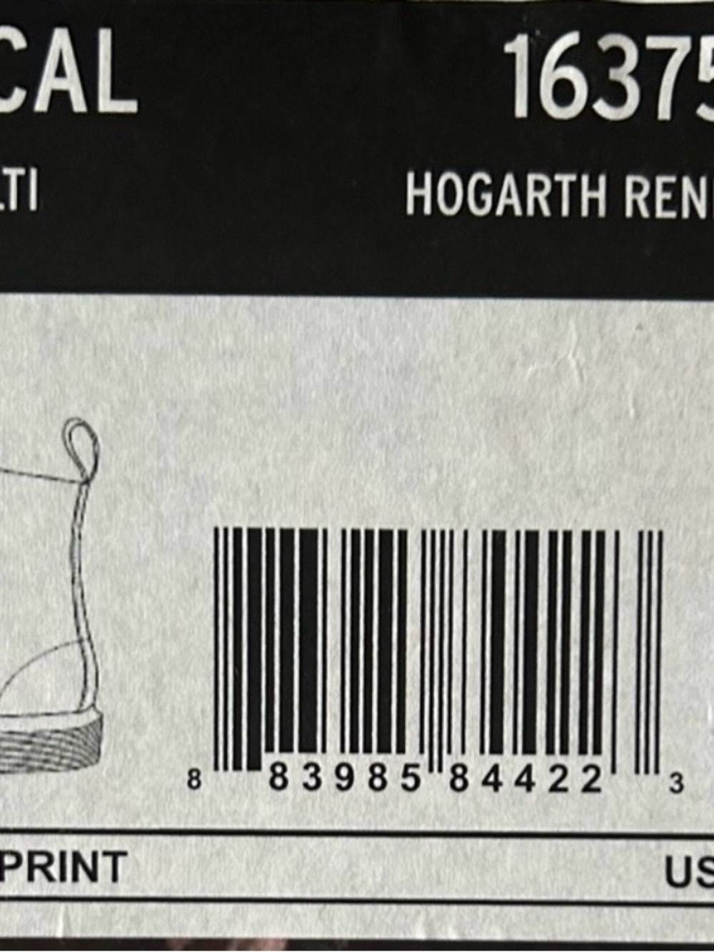 Limited edition Hogarth Renaissance 8-hole Doc Marten combat boot - Picture 3 of 3